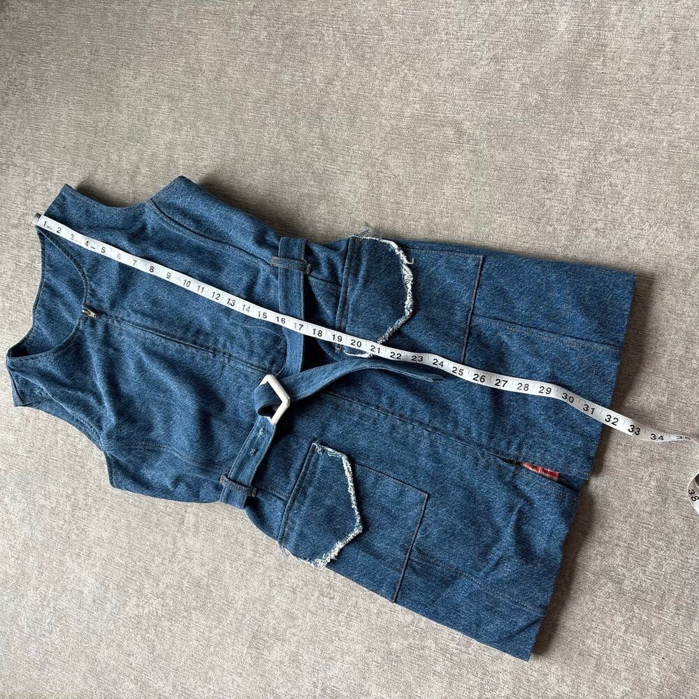 Re/Done Denim Mini Dress - Picture 6 of 6